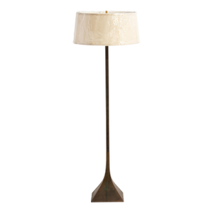 Laurel Bronze Patina Floor Lamp in the Style of Stewart Ross James for Hansen Lighting