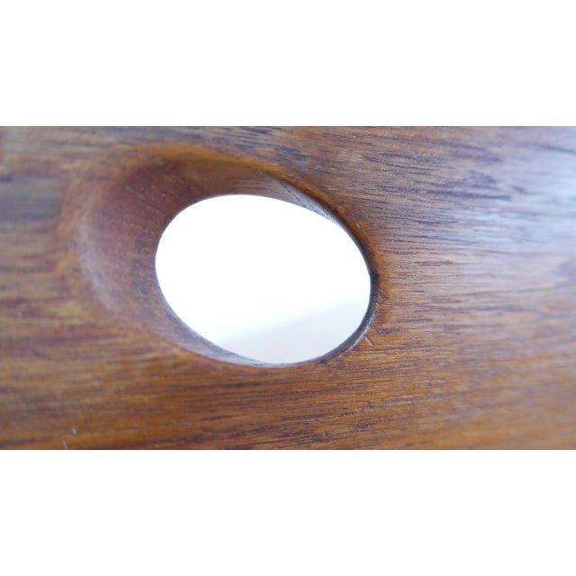 1950s Teak Tripod Palette by Arne Vodder, Denmark, 1950s For Sale - Image 5 of 10