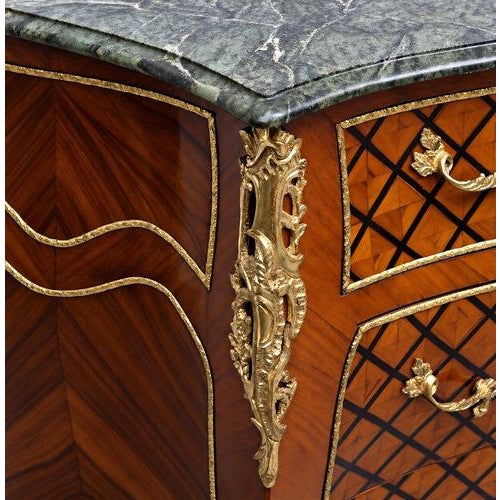 Louis XV Style Chest of Drawers from Fine Art & Co, 1970s For Sale - Image 6 of 10