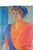 Vintage Oil Painting Portrait of Tall Fashionable Woman - Unsigned For Sale - Image 4 of 10