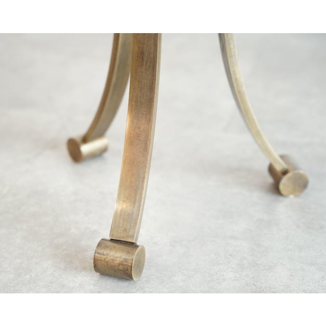 Bronze Occasional Table, C. France, 1940s For Sale - Image 4 of 6