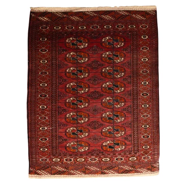 Antique Bokhara Russian Rug-2′10″ × 3′7″ For Sale