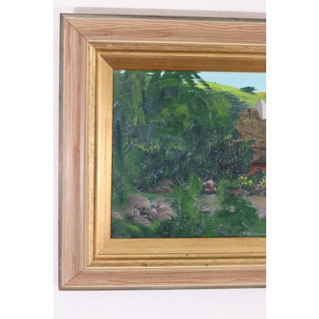 Johan Hilding Hägle, Thatched Roof, 1962, Oil on Canvas, Framed For Sale - Image 18 of 18