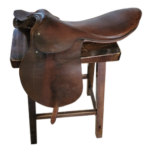 Vintage Barnsby English Leather Saddle