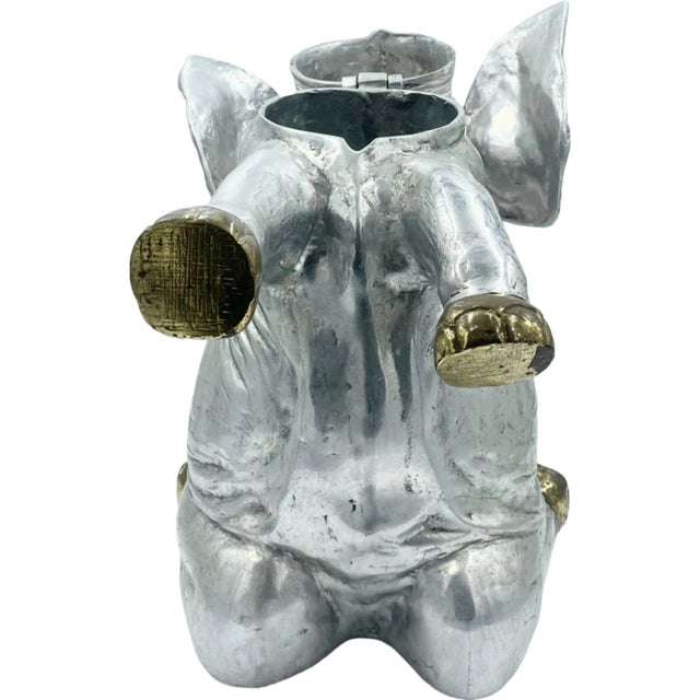 Arthur Court Vintage Arthur Court Elephant Ice Bucket Wine Cooler 1986 For Sale - Image 4 of 12
