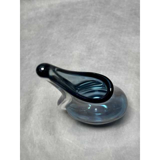 Light Blue Art Glass Vase, 1970s For Sale - Image 3 of 8