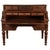Antique Secretary Desk with Carved Oak, 1881 For Sale - Image 4 of 18