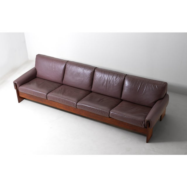 Vintage Loft Sofa in Leather, Italy, 1970s For Sale - Image 9 of 18
