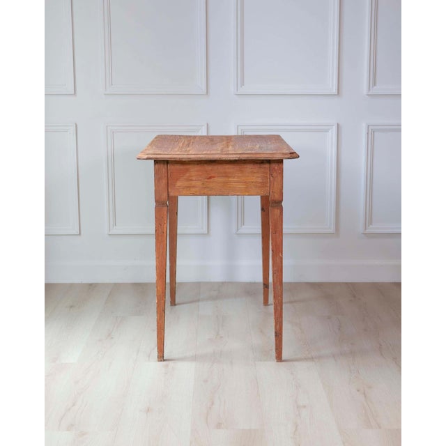 Mid-19th Century Swedish Pine One-Drawer Side Table For Sale In Atlanta - Image 6 of 8