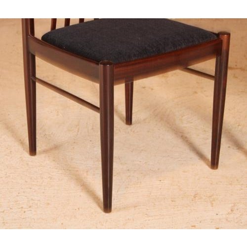 Mid-Century Danish Mahogany Dining Chairs by H. W. Klein for Bramin, 1960s, Set of 6 For Sale - Image 6 of 13