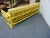 Mid Century Modern Yellow Faux Bamboo Sofa For Sale In Philadelphia - Image 6 of 8