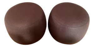 Pair of Apel Ottomans by Bernhardt Design, 2011