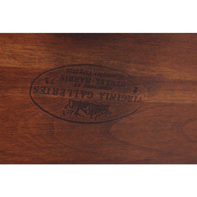 Henkel Harris Cherry Queen Anne Pedestal Table For Sale - Image 15 of 15
