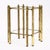 Brass Brass Modernist French Side Table For Sale - Image 8 of 9