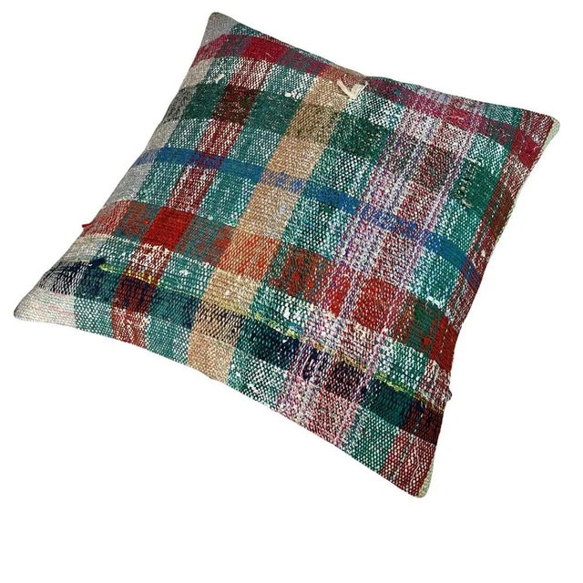 Vintage Kilim Pillow Cover For Sale - Image 4 of 11