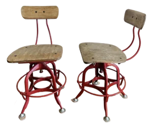 Pair of Vintage Toledo Children's Chair Restoration Hardware