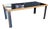 Dining Table in Glass and Black Lacquered Wood and Maple attributed to Pierre Cardin for Roche Bobois, 1970s For Sale