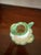 Ceramic Vintage Scalloped Porcelain Creamer With Saucer Set For Sale - Image 7 of 9