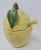 Art Deco Vintage Lemon Barbara Eigen Pottery Condiment Jar With Lid and Spoon Made in Usa For Sale - Image 3 of 8