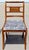 Set of 4 Vintage Federal Style Walnut Dining Chairs With Equestrian Hunt Scene Upholstery For Sale - Image 12 of 18