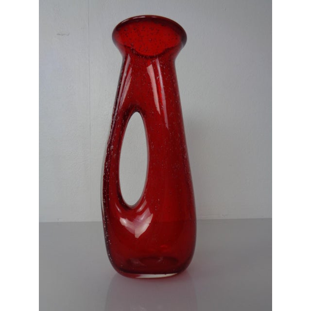 Red Murano Glass Vase, Italy, 1960s For Sale - Image 18 of 18