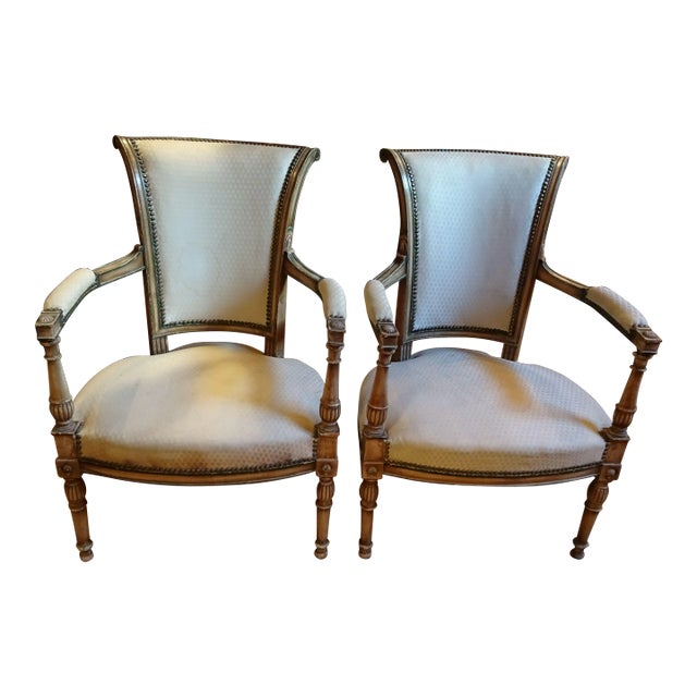 Epoch Directoire Armchairs - a Pair For Sale
