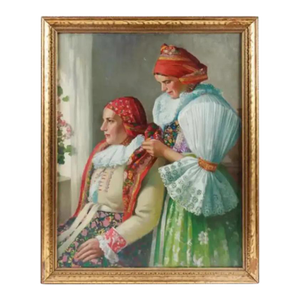Attributed to Joza Uprka Slovakian Woman