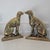 Vintage Heavy Brass and Cast Iron Seated Hunting Dog Bookends / Doorstops - Pair For Sale - Image 9 of 12