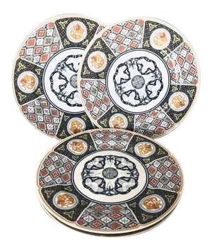 Vintage Grand Kabuki "George Briars Dinner" Plates S/4