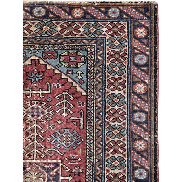 Rustic Galerie Shabab Collection Mid-20th Century Turkish Anatolian Throw Rug For Sale - Image 3 of 8