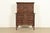 Berkey & Gay Style Antique English Jacobean Carved Walnut Highboy Dresser, Circa 1920s For Sale - Image 16 of 16