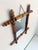 Antique French Faux Bamboo Wall Mirror, 14" X 16", 1920s For Sale - Image 10 of 10