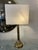 Brass Table Lamp with a Faux Bamboo Stem, 1970s For Sale - Image 6 of 13
