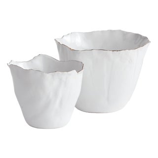 Maribella Cachepots, Set Of 2 For Sale