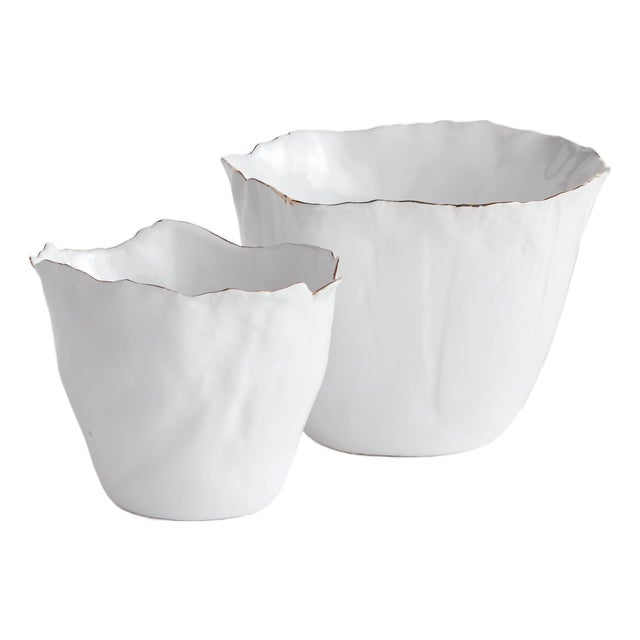 Maribella Cachepots, Set Of 2 For Sale