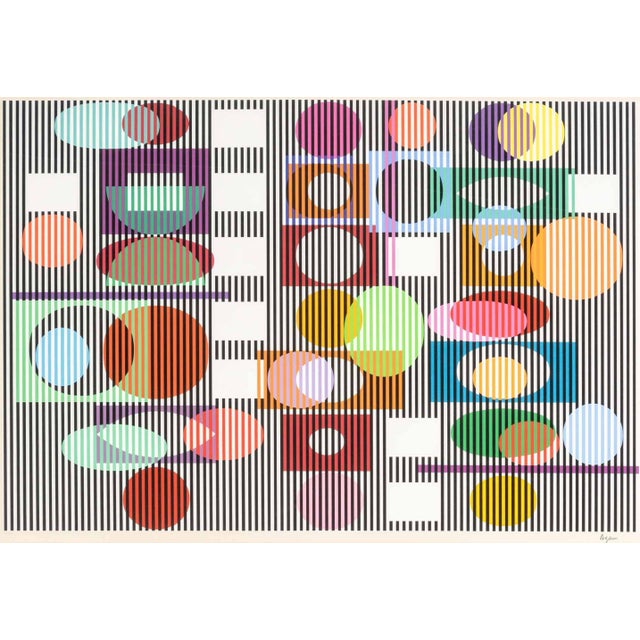 Yaacov Agam (Israeli, 1928-2026), "Double Metamorphosis II", Screenprint in Colors on Arches Paper, circa 1979, numbered...