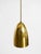 Mid-Century Modern Brass Height-Adjustable Pendant Lamp, 1950s For Sale - Image 4 of 18