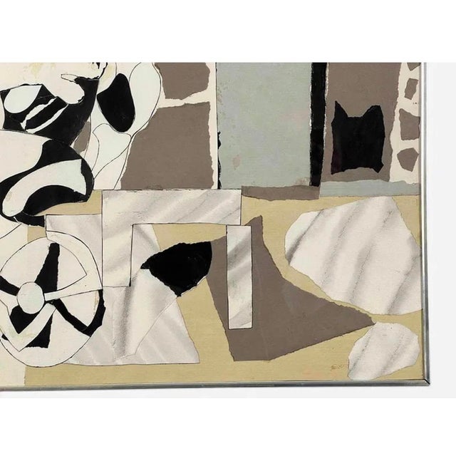 1960s Horses and Ruins, Collage Mixed Media on Paper by Julian Edwin Levi, Rome c.1968 For Sale - Image 5 of 10