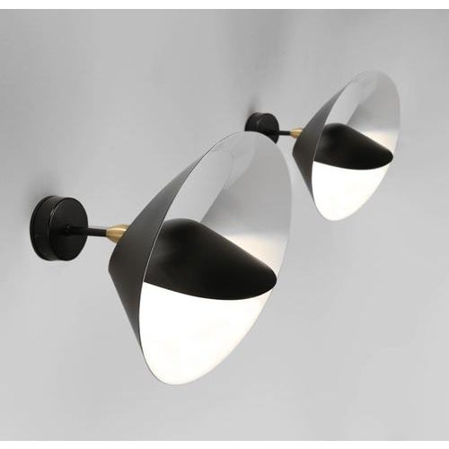 Sconce wall lamp model 'saturn wall lamp' designed by serge mouille in 1957. Manufactured by editions serge mouille in...