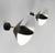 Sconce wall lamp model 'saturn wall lamp' designed by serge mouille in 1957. Manufactured by editions serge mouille in...