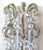 Italian 1960s Matched Pair Vintage Italian Beaded Crystal and Iron Lighted Wall Sconces For Sale - Image 3 of 11
