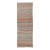Vintage Turkish Kilim Runner With Pastel Coral, Sage and Blue Stripes For Sale