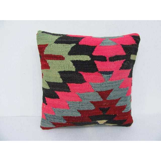 Decorative Kilim Pillow Cover For Sale - Image 4 of 4