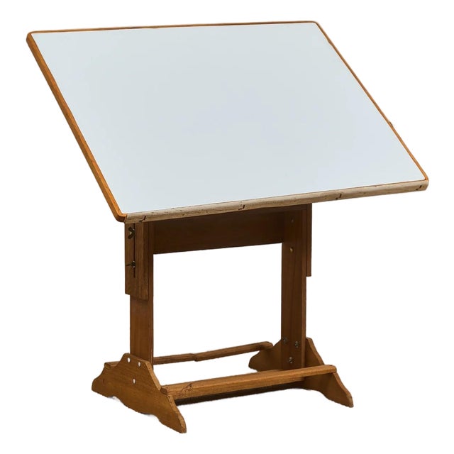 Vintage Adjustable Drafting Table Drafting Desk For Sale
