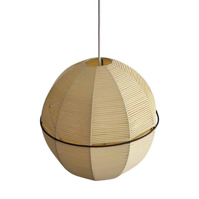 Mid-Century Modern Viennese Spherical Pendant Lamp, 1950s For Sale