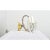 French Vintage Brass and Crystal Wall Sconces - A Pair For Sale - Image 11 of 12