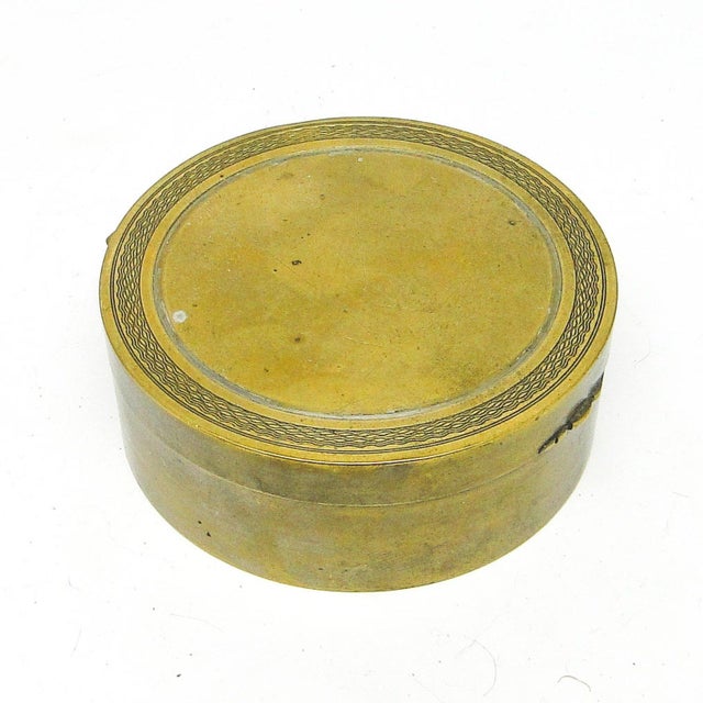Goldenrod Art Nouveau Pill Container, Austro-Hungarian Empire, 1890s For Sale - Image 8 of 8