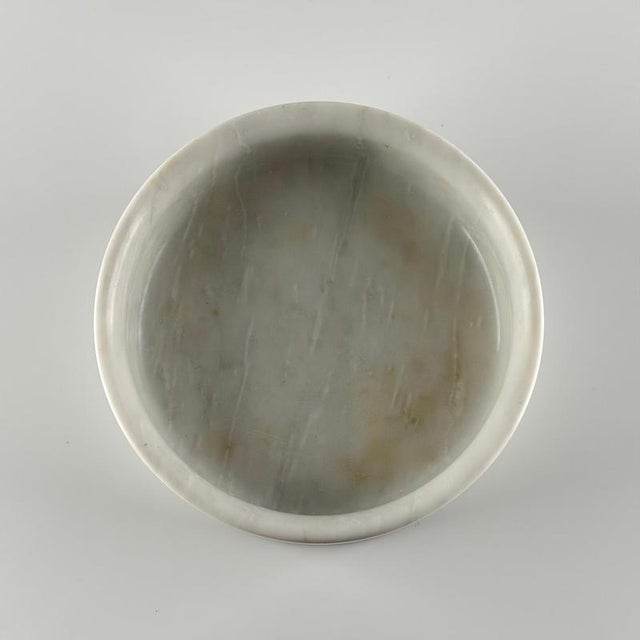 1970s Vintage Carrara Marble Centerpiece Stand by Angelo Mangiarotti, 1970s For Sale - Image 5 of 12