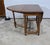 Gatelag Table in Oak, England, 1920s For Sale - Image 10 of 15