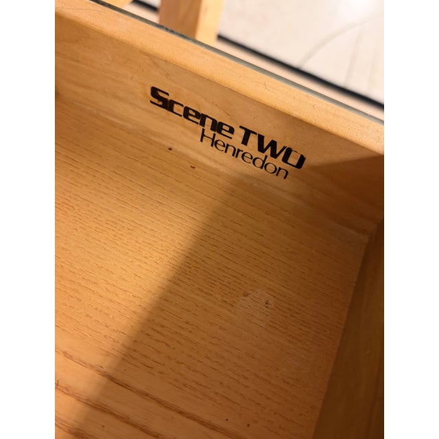 1950s Henredon Scene Two Burled Olive Writing Desk For Sale - Image 11 of 12